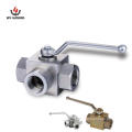 NPT L-Bore High Pressure Steel Hydraulic Ball Valve